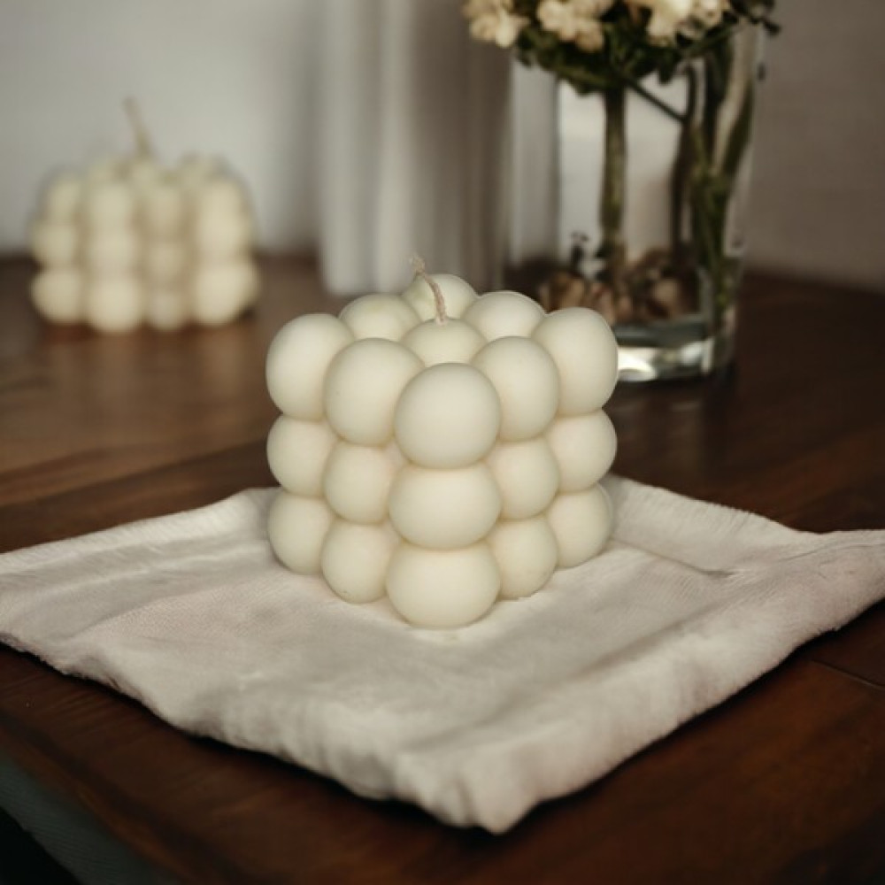 Luvth Kahve Kokulu Bubble Mum - Soya Mumu - 1 Adet Dekoratif Mum Fiyatı