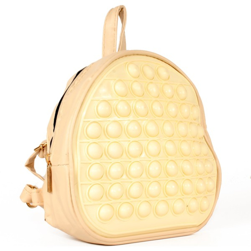 Luwwe Bag's Çocuk Pop It Push Bubble Anaokulu Sırt Çantası 20 x 20 cm 54 - Krem Okul & Evrak Çantaları Fiyatı