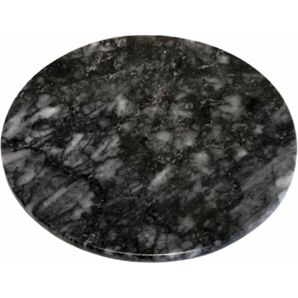 Lux And Marble Black Moon- Siyah Mermer Yuvarlak Sunumluk Mutfak Gereçleri Fiyatı