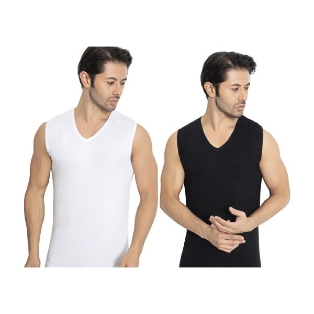 Lüx Drm 2'li Paket V Yaka Kolsuz Bamboo Kumaş Erkek Atlet - T-Shirt Erkek Atlet / Fanila Fiyatı