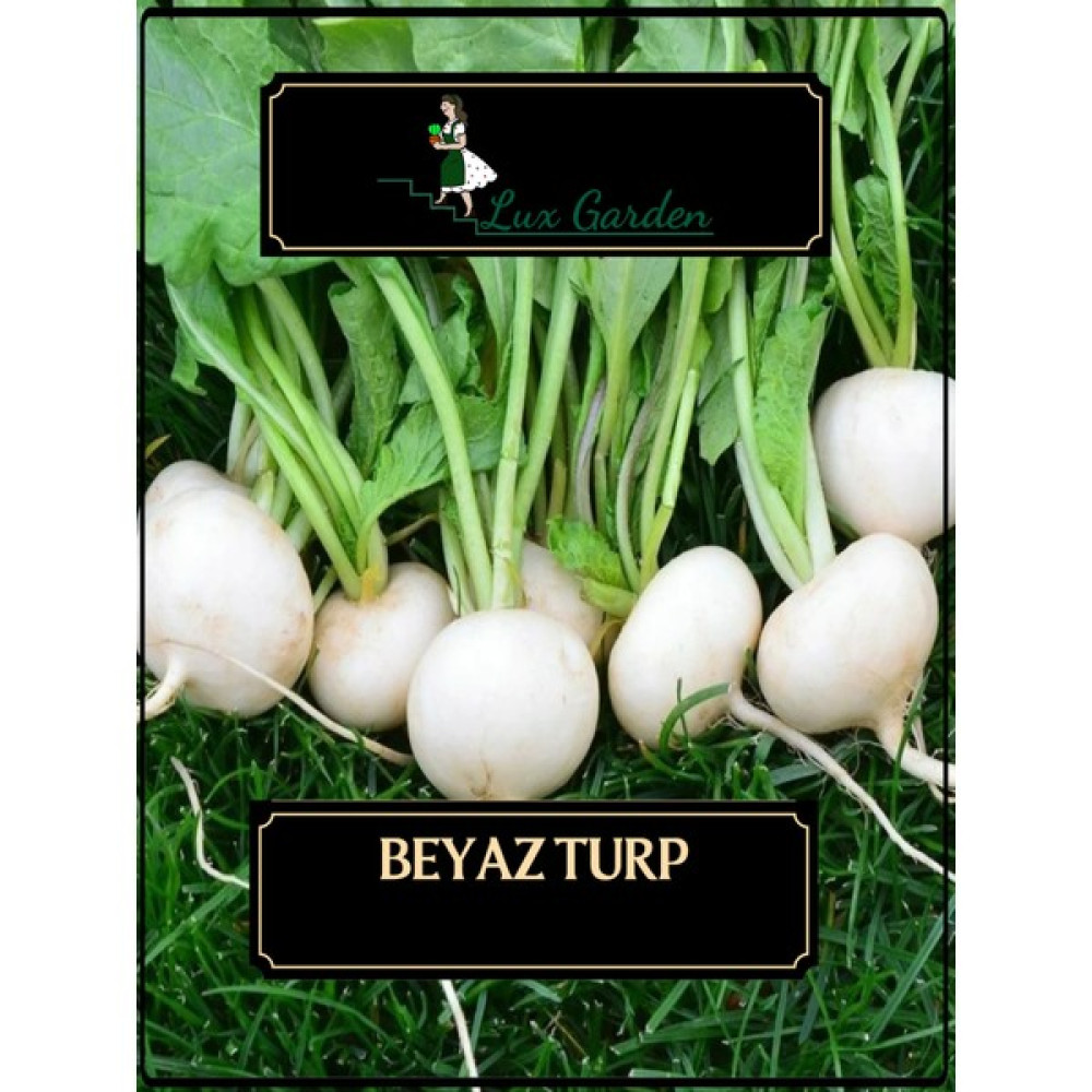 Lux Garden Beyaz Turp Tohumu 120 Adet - 1 Adet Tohum Fiyatı