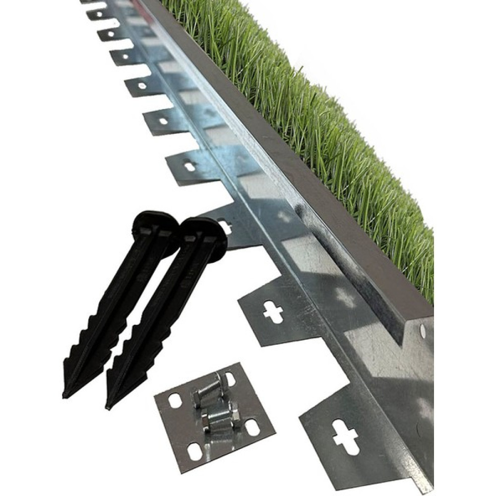 Lux Garden Sert Düz Metal Galvaniz Çim Ayırıcı 2 M 1x2 M Çim Sınırlayıcı Çim Ayracı Çim Ayırıcı Bahçe Çiti Fiyatı