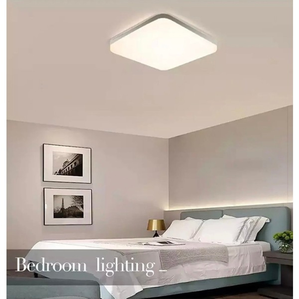 Lux Home Büyük Boy 24W Modern Tavana Sıfır Kare Plafonyer LED Avize Panel Light 6500K Cold White - Beyaz Armatür Fiyatı