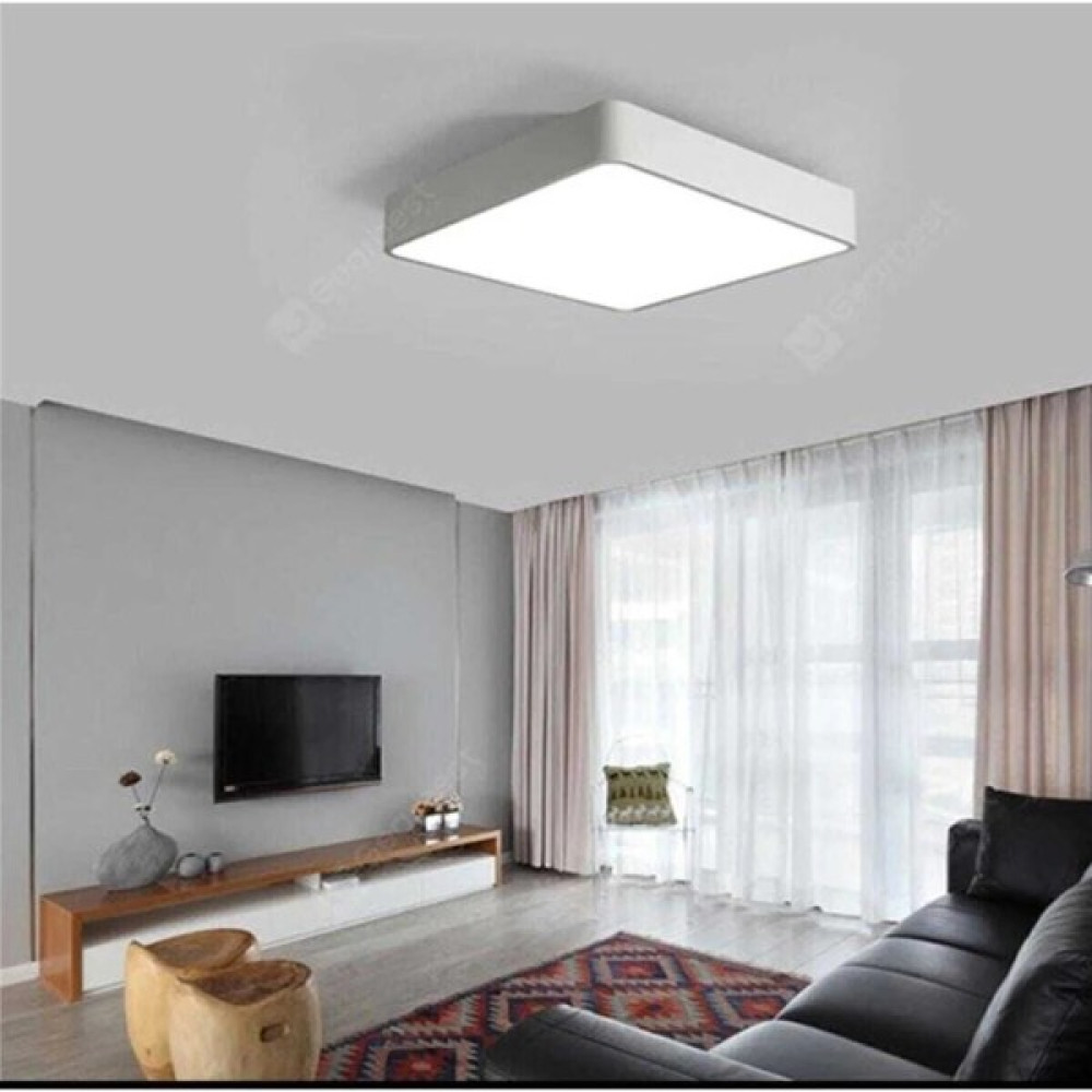 Lux Home Kare Tavana Sıfır LED Plofenyer Avize Armatür Banyo Tuvalet Balkon LED Glop Armatürü Beyaz Işık - 6500K - Beyaz Işık Armatür Fiyatı