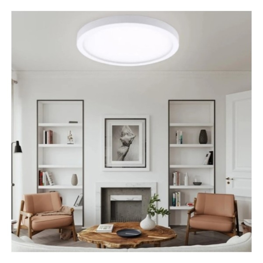 Lux Home Tavana Sıfır Yuvarlak LED Panel Spot Lamba Glop Aplik Armatür Avize 6500K Beyaz Renk Avize Fiyatı