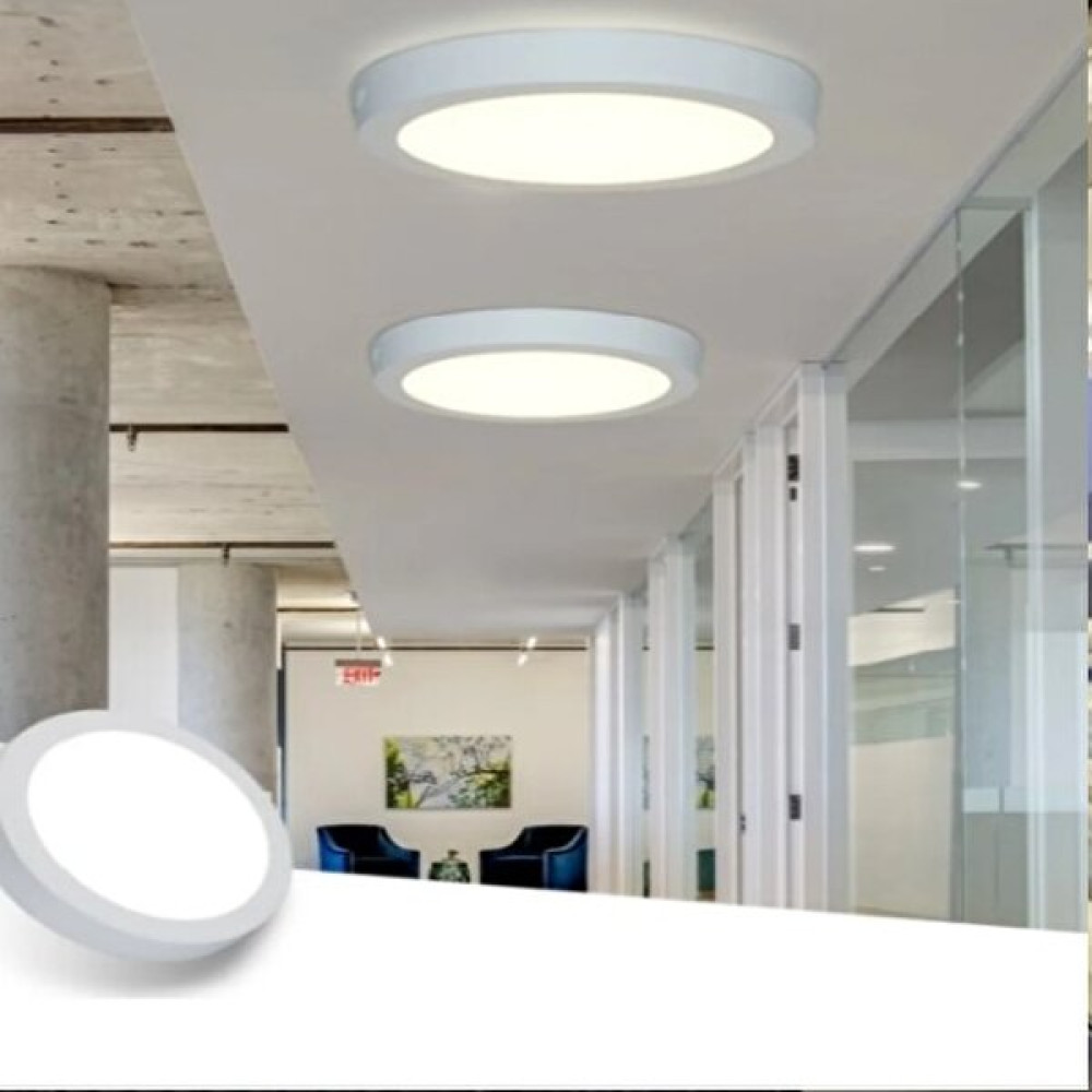 Lux Home Tavana Sıfır Yuvarlak LED Panel Spot Lamba Glop Aplik Armatür Avize 6500K Beyaz Renk - 6500K - Beyaz Işık Armatür Fiyatı