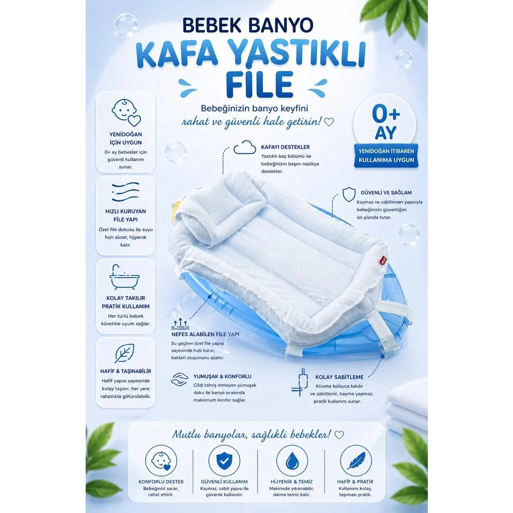 Lüx Köpük Banyo Filesi ( Katlanır Küvetlere Uyumludur ) ESRKPKFL01, One Size - Beyaz Diğer Fiyatı