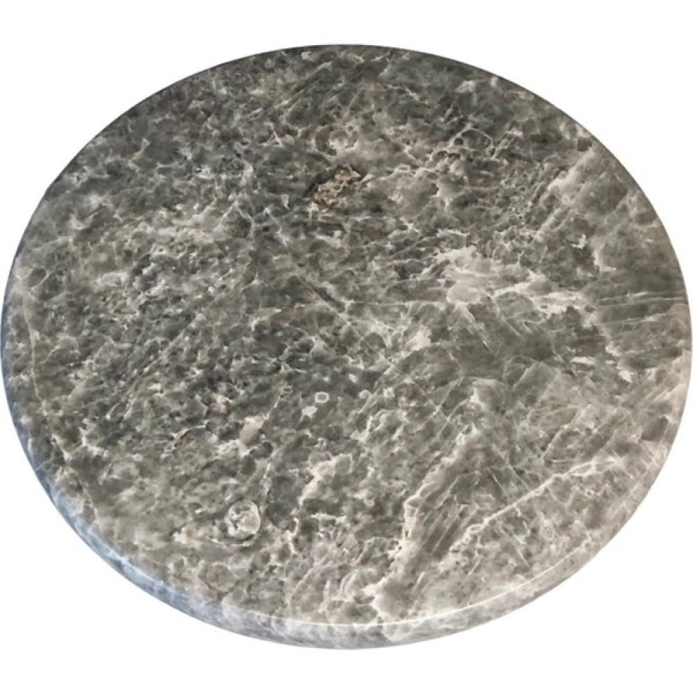 Lux & Marble Gray Moon - Yuvarlak Gri Mermer Sunumluk - Servis - Sunum - Açık Gri Mutfak Gereçleri Fiyatı
