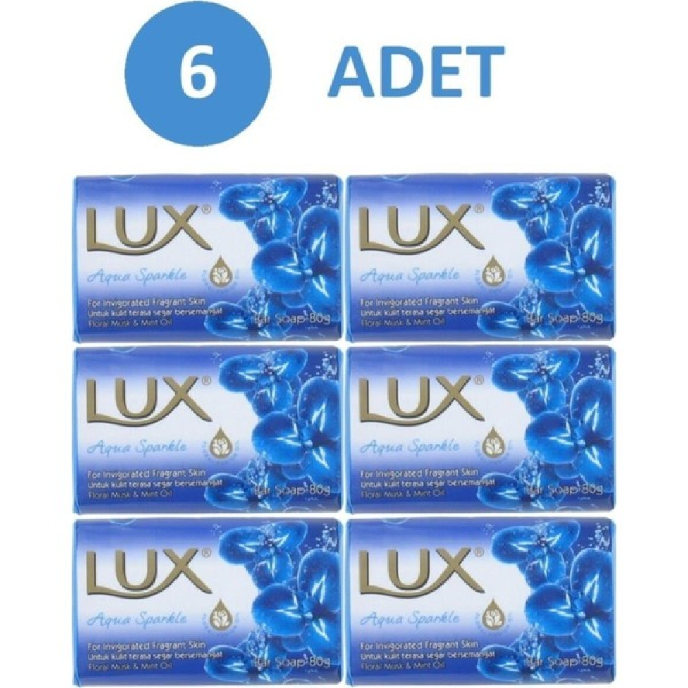 Lux Sabun Aqua Sparkle 80 gr x 6 Adet Sabunlar Fiyatı