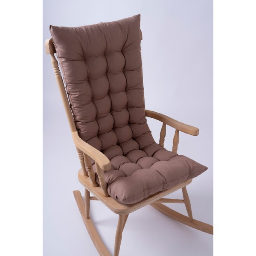 Lüx Sallanan Sandalye Minderi Özel Dikişli Bağcıklı 120 x 50 cm - 50 x 120 cm - Kahve Salon & Oturma Odası Tekstili Fiyatı