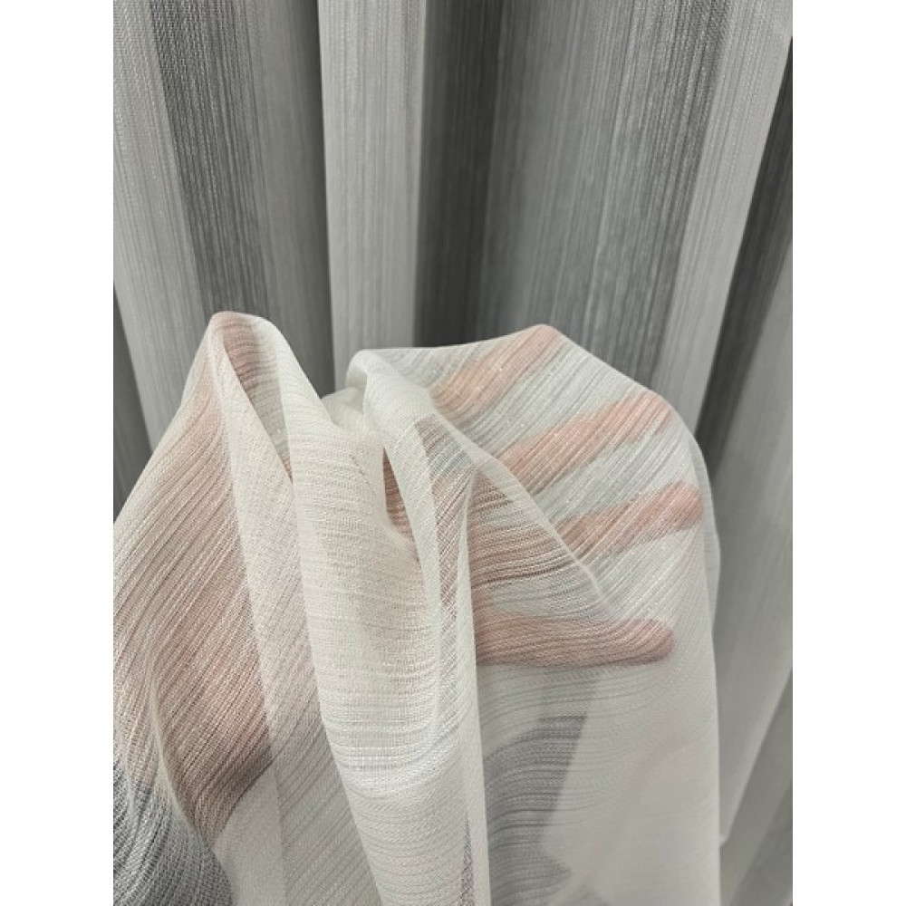 Lüx Simli Bambu Tül 1e2,5 Orta Pile Dikim - 450 x 270 cm - Ekru Tül Perde Fiyatı