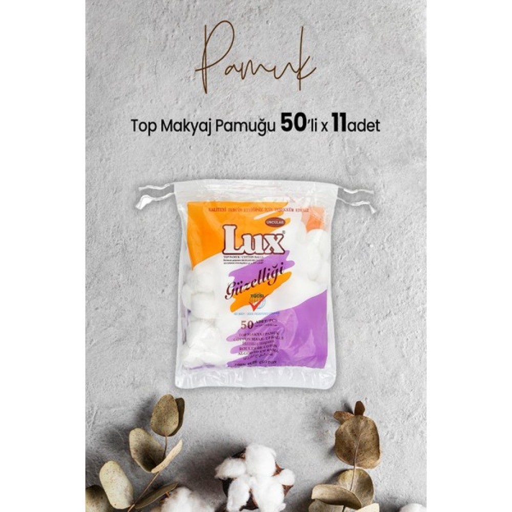 Lux Top Makyaj Pamuğu 50'li x 11 Adet Oto Boyaları Fiyatı