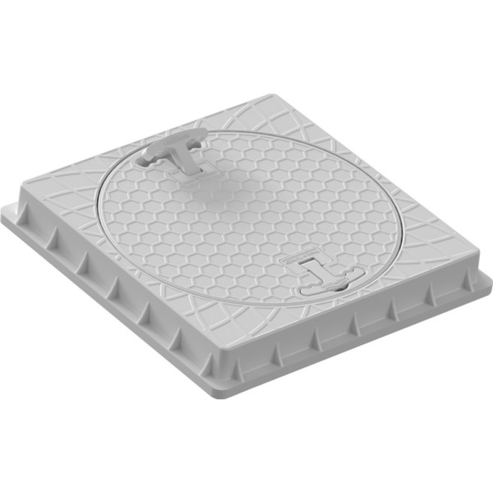 Lux Wares 500MM Kare Rögar Kapağı / Çerçeve + Kapak Dış Cephe Yalıtım Malzemeleri Fiyatı