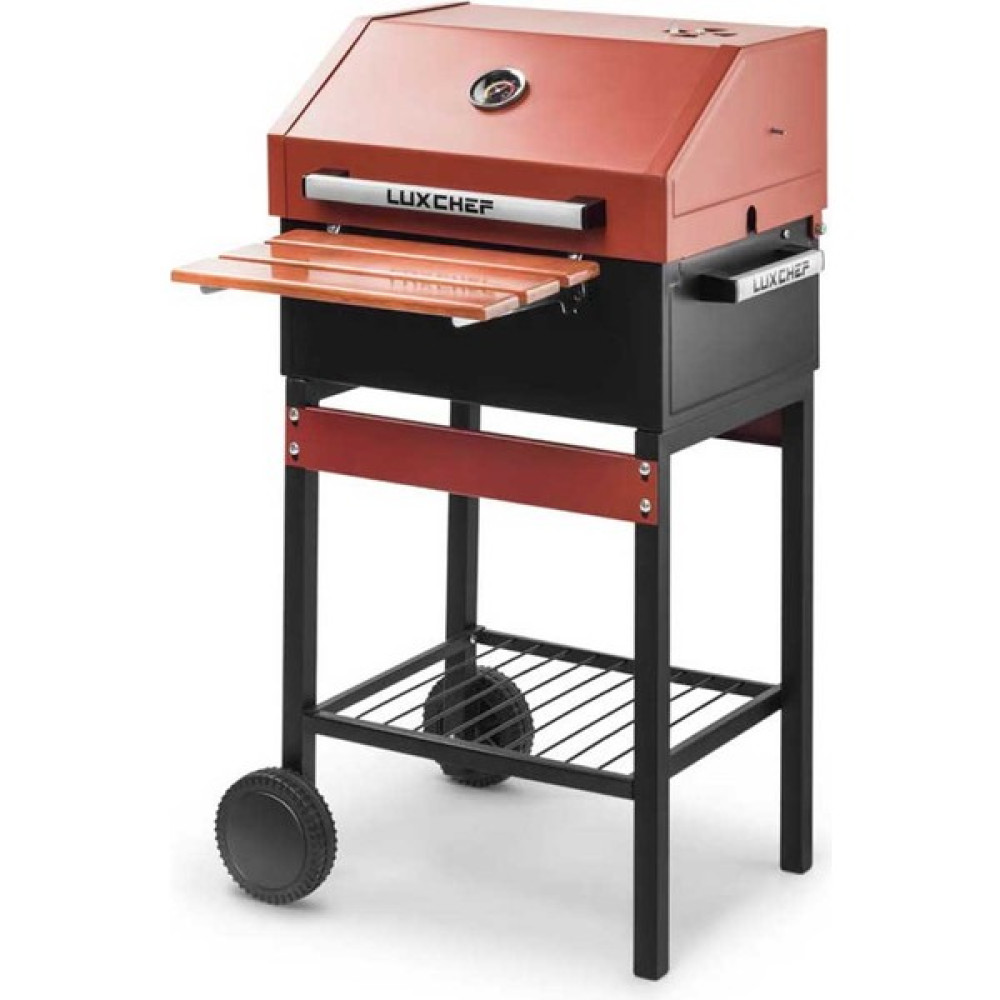 Luxchef LC50 Ruby Line (Kırmızı) Barbekü Mangal+Kılıf+Önlük+Bbq Eldiveni Bahçe Mangalı & Barbekü Fiyatı
