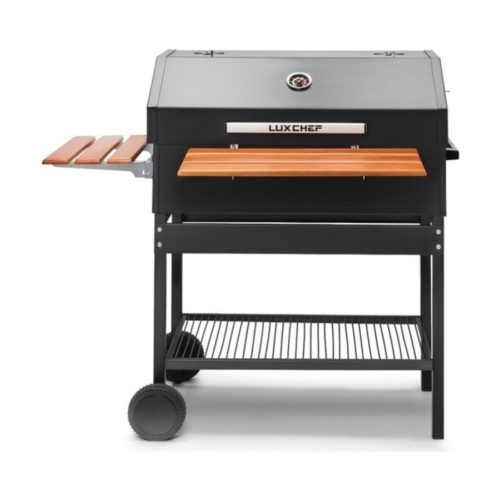 Luxchef LC80 Barbekü Mangal+Kılıf+Önlük+Bbq Eldiveni - Siyah Bahçe Mangalı & Barbekü Fiyatı