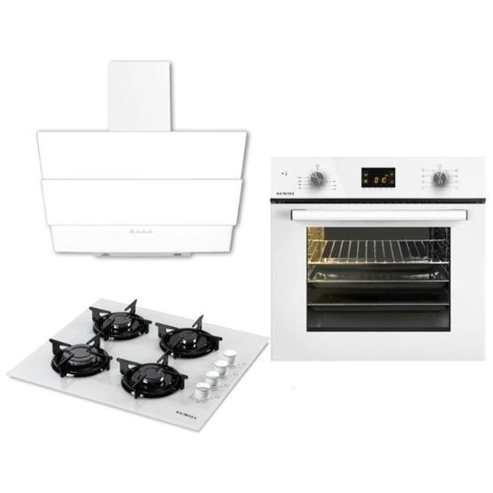 Luxell 765 + 40TAHDF + A6SF3DDT Beyaz Ankastre Set Ankastre Setler Fiyatı