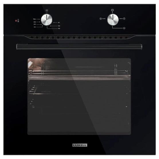 Luxell B66S2 - LX-40TAHDF - DA-830 Siyah Cam Ankastre Set