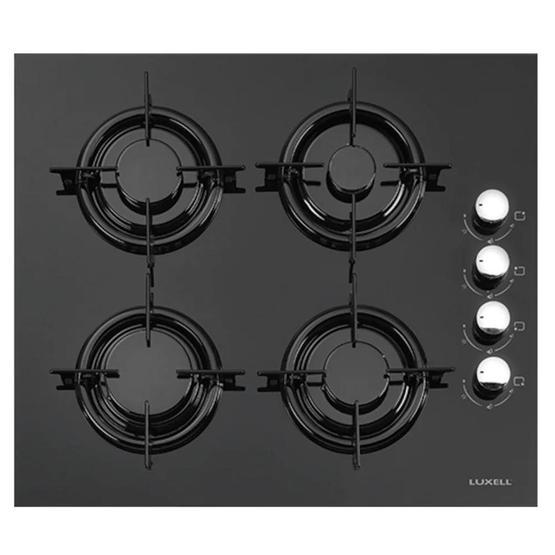 Luxell B66S2 - LX-40TAHDF - DA-830 Siyah Cam Ankastre Set