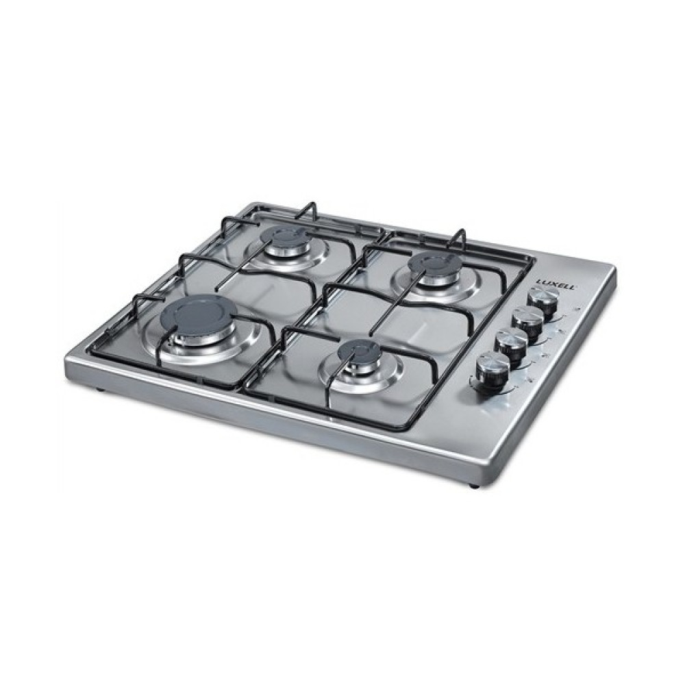 Luxell LX-420F Full Inox 4 Gözü Gazlı Setüstü Ocak-Doğalgaz Ocaklar Fiyatı