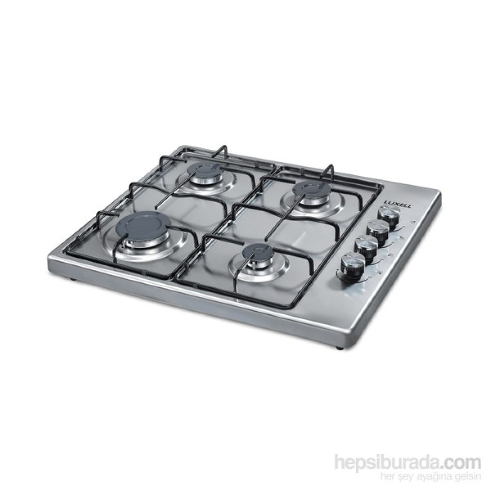 Luxell LX-420F Full Inox 4 Gözü Gazlı Setüstü Ocak-LPG Ocaklar Fiyatı