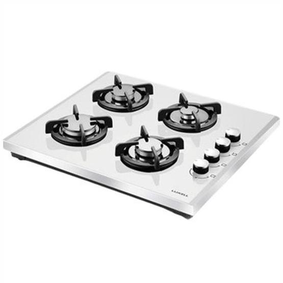 Luxell LX40TSHDF Beyaz Cam SetÜstü Oval Kenarlı Doğalgazlı Ocak Ocaklar Fiyatı
