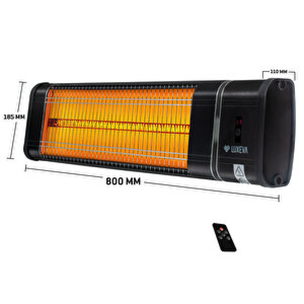 Luxeva Karbon Infrared 2500 W Kumandalı Isıtıcı Cafe Tipi Isıtıcı Lxv 2500 Hrs Isıtıcılar Fiyatı