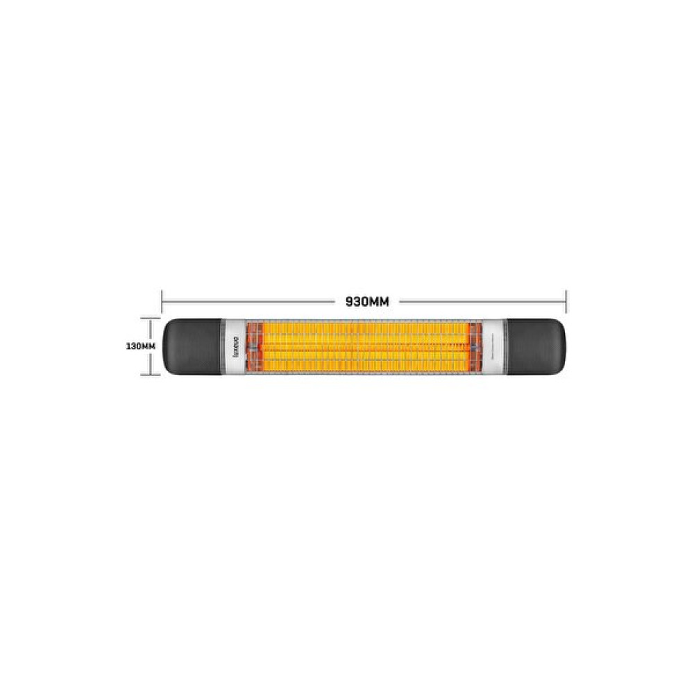Luxeva Lxv-Pro-Bc Duvar Tipi 2000 W Dış Mekan Elektrikli Infrared Isıtıcı Isıtıcılar Fiyatı