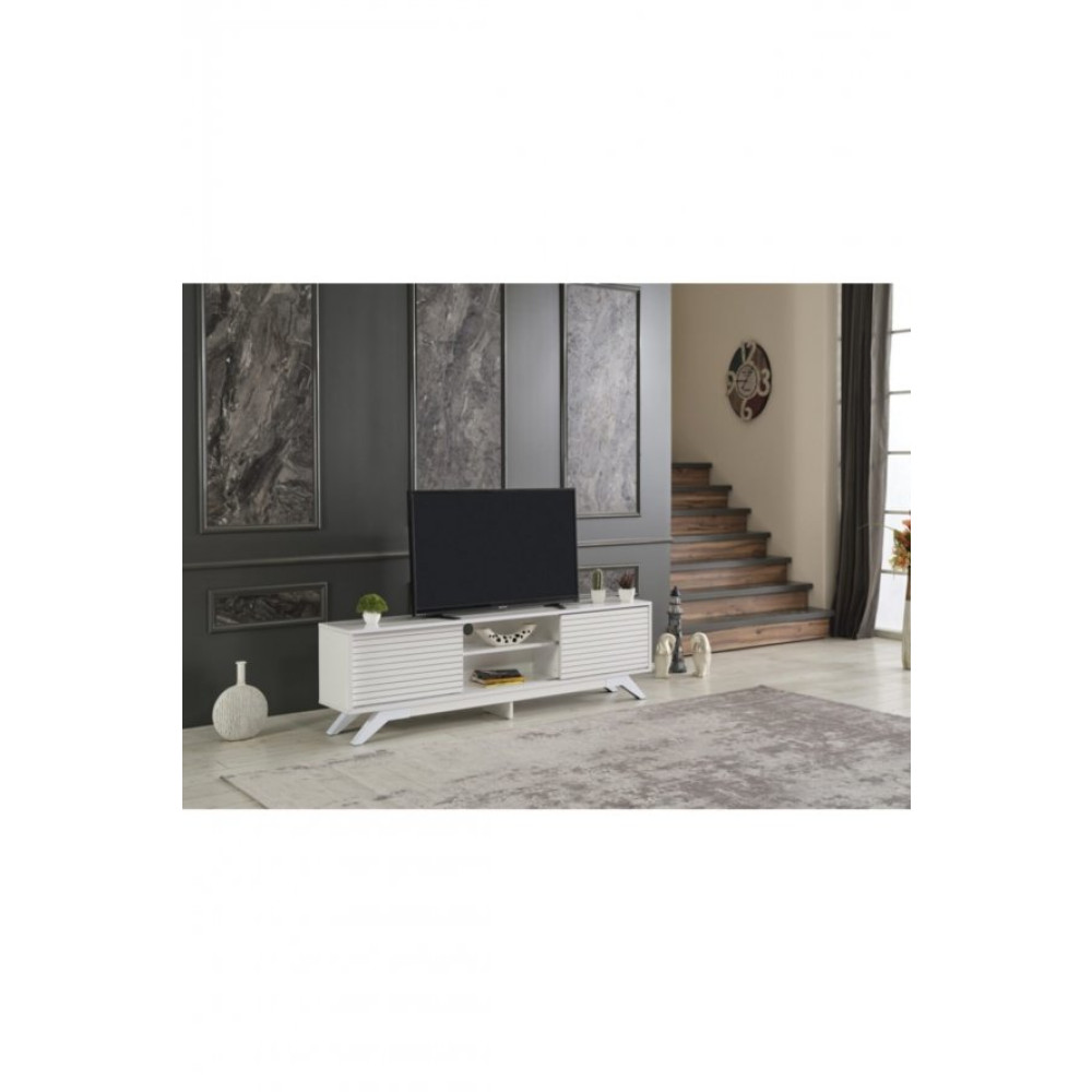 Luxia Surgulu Kapakli Tv Sehpasi Beyaz Tv Ünitesi / Sehpası Fiyatı