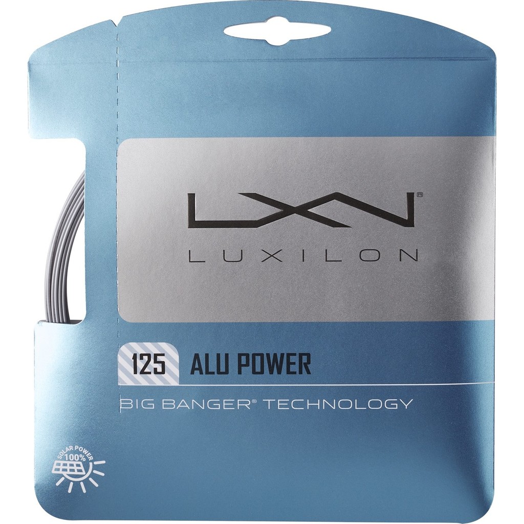Luxilon Alu Power 1.25 Gümüş Tekli Kordaj - Koyu Gri - 1.25 mm Tenis & Badminton Fiyatı