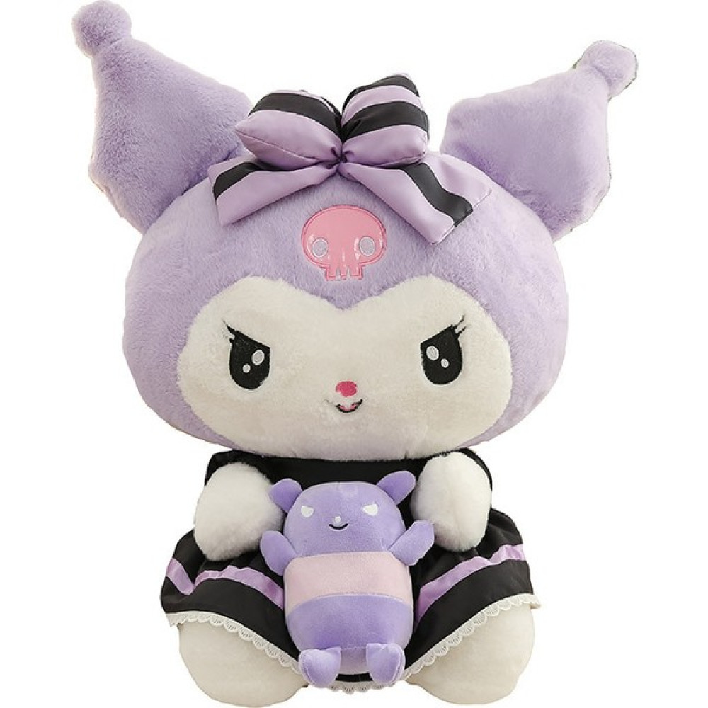 Luxix 35CM Mor Kuromi Hug Küçük Canavar Bakü Peluş Bebek (Yurt Dışından) - Siyah Peluş Oyuncaklar Fiyatı