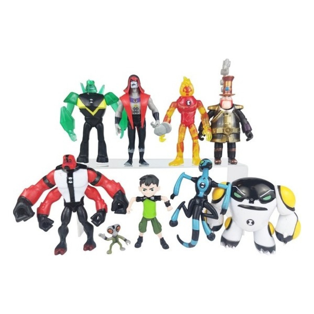 Luxix 9 Adet BEN10 Karakterleri Oyuncak Seti (Yurt Dışından) - Renkli Oyuncak Fiyatı