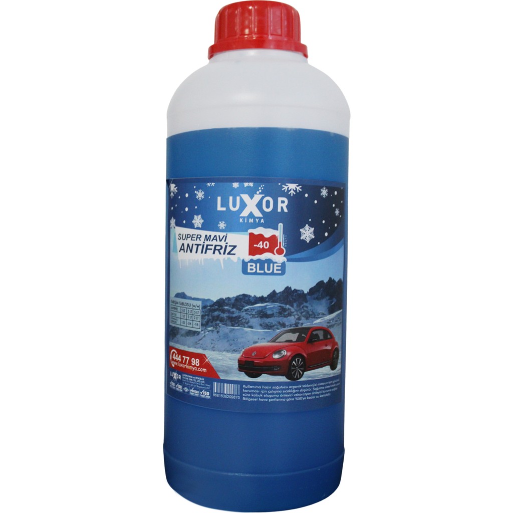 Luxor Kimya 4 Mevsim -40°C Mavi Süper Antifiriz 1 Lt [YENİ ÜRETİM] Antifiriz Fiyatı