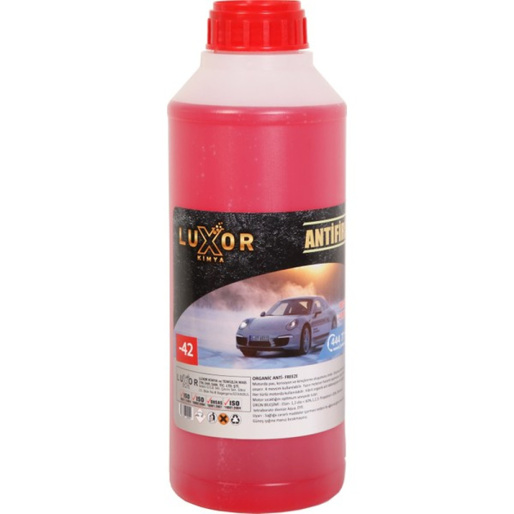 Luxor Kimya 4 Mevsim -42°C Kırmızı Antifiriz Konsantre 1,5 Lt (Üretim Tarihi:10.2023) - 1 Adet Antifiriz Fiyatı