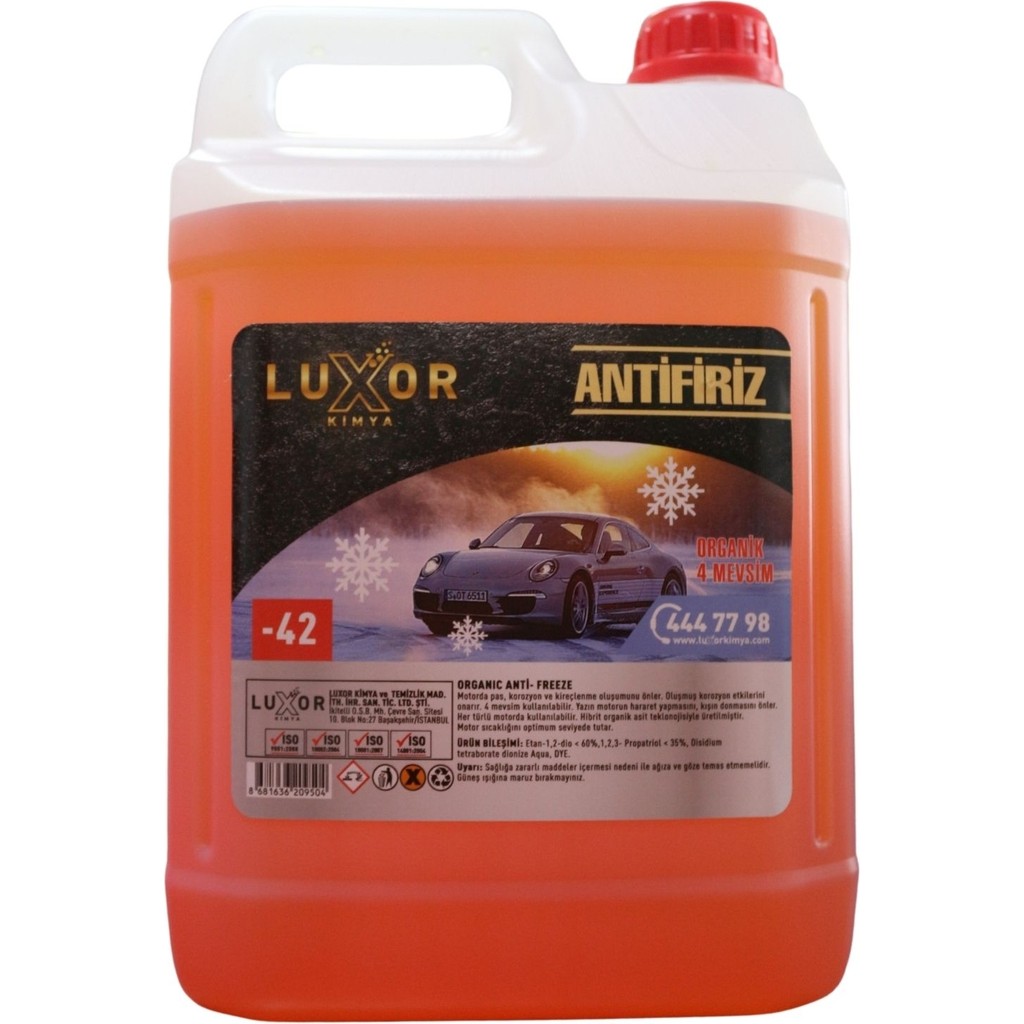 Luxor Kimya -42°C Turuncu Antifiriz 5 Lt Konsantre Antifiriz Fiyatı