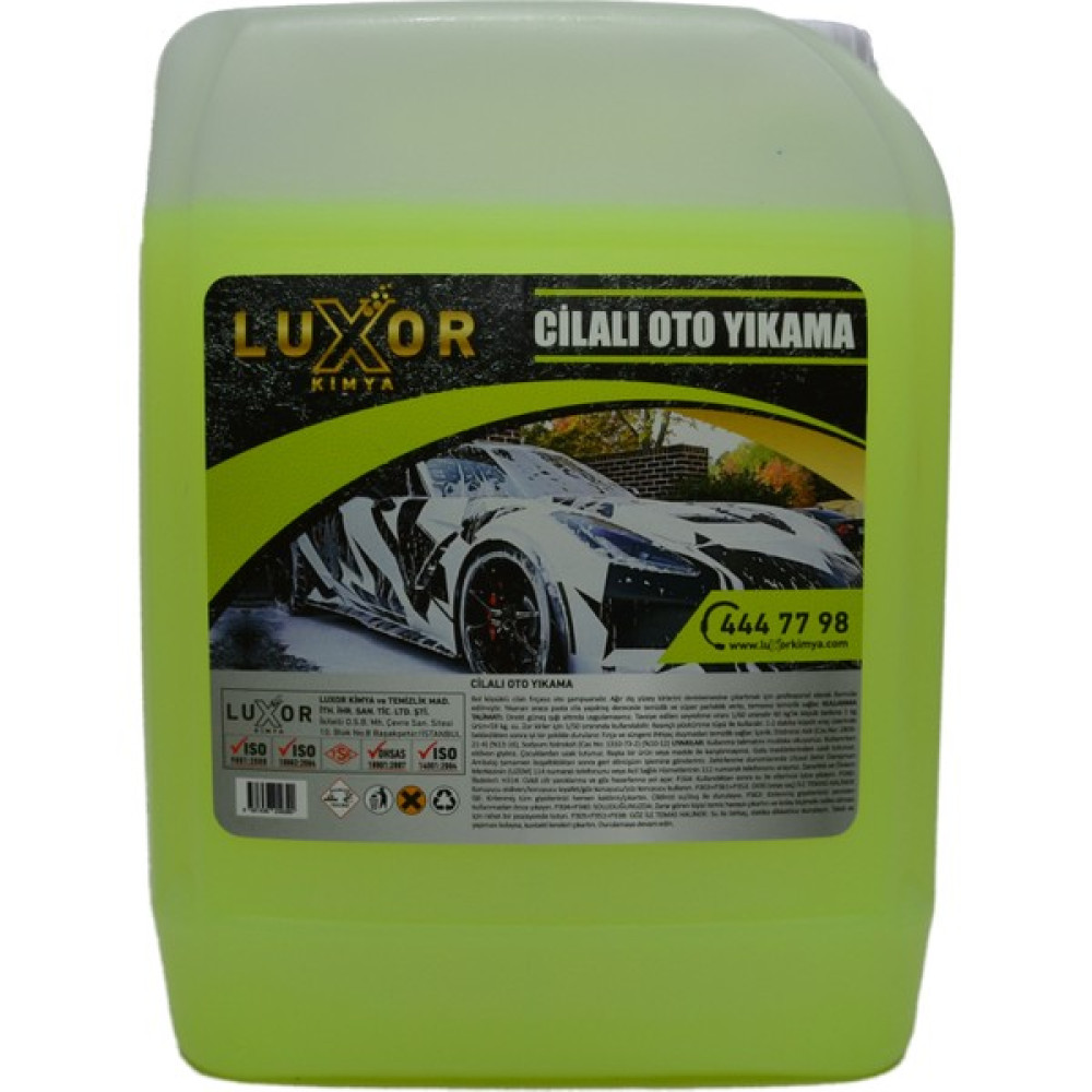 Luxor Kimya Cilalı Oto Şampuanı 5 lt Oto Yıkama Ürünleri Fiyatı