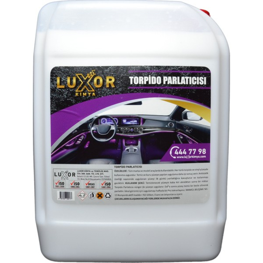 Luxor Kimya Silikonlu Torpido Parlatıcı 5 KG Torpido Bakımı Fiyatı