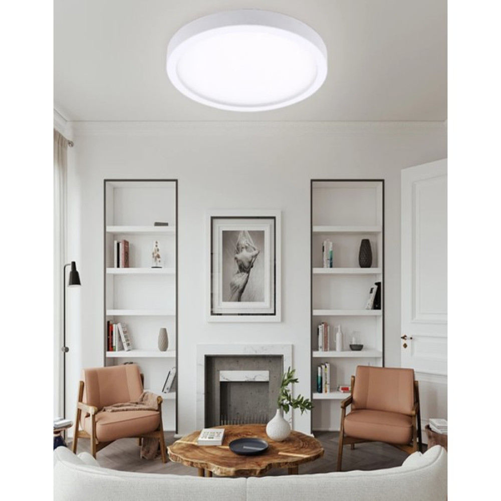 Lüxs Home Tavana Sıfır Yuvarlak Led Panel Spot Lamba Glop Armatür Avize 3200k Sarı Işık Aplikler Fiyatı