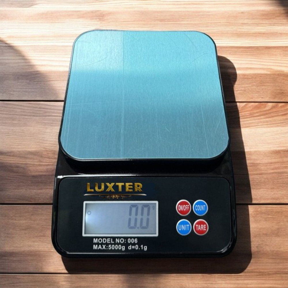 Luxter Mutfak Terazisi 5 kg Kapasiteli 0.1 Gram Hassasiyetli - Siyah Mutfak Tartıları / Terazileri Fiyatı