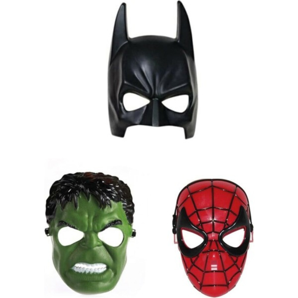 Luxury Shop 3'lü Maske Seti (Batman Maskesi , Hulk Maskesi , Spiderman Maskesi) Oyuncak Fiyatı