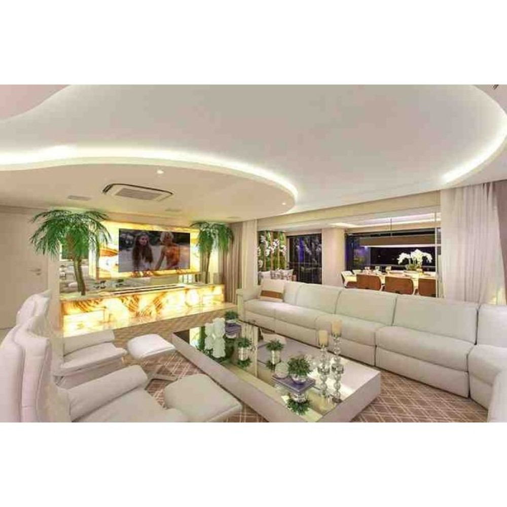 Luxury Villa Luxury Üstü Aynalı Yanları Beyaz Camlı Orta Sehpa 80X180 Yükseklik 32CM Renk Seçeneği Vardır Orta Sehpa Fiyatı