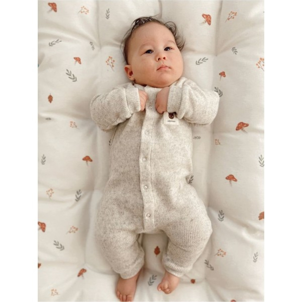 LuxuryBaby Organik Bej Bebek Tulumu Bebek Tulumu Fiyatı