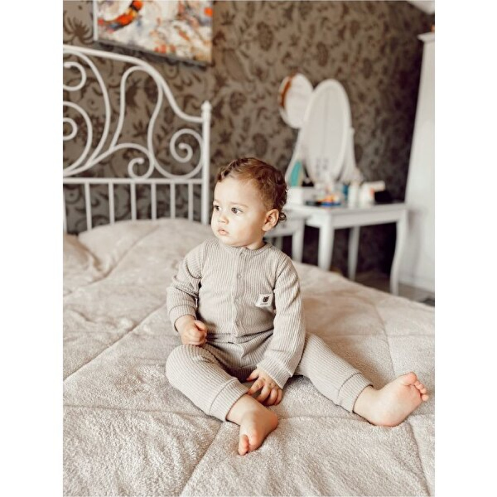LuxuryBaby Organik Kahve Bebek Tulumu Bebek Tulumu Fiyatı