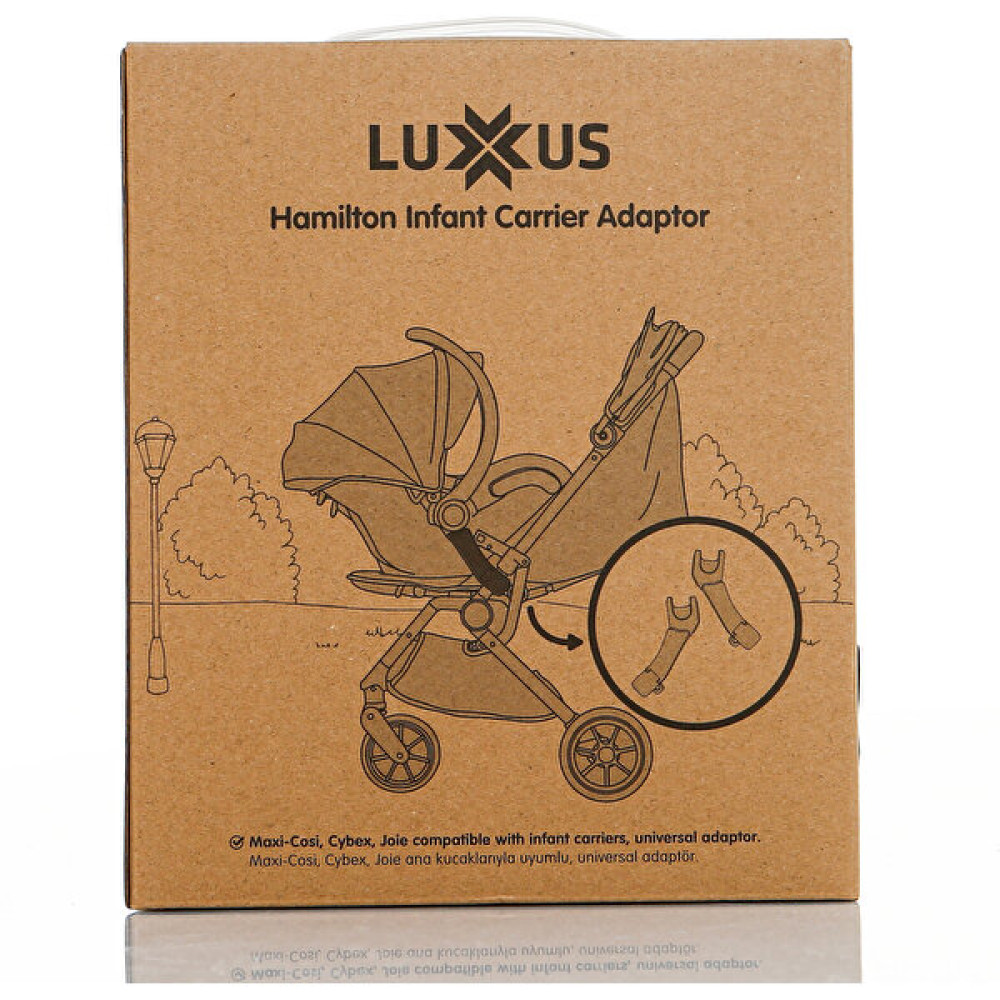 Luxus Hamilton R1 Ana Kucağı Adaptörü - Antrasit Bebek Oto Koltuğu Fiyatı