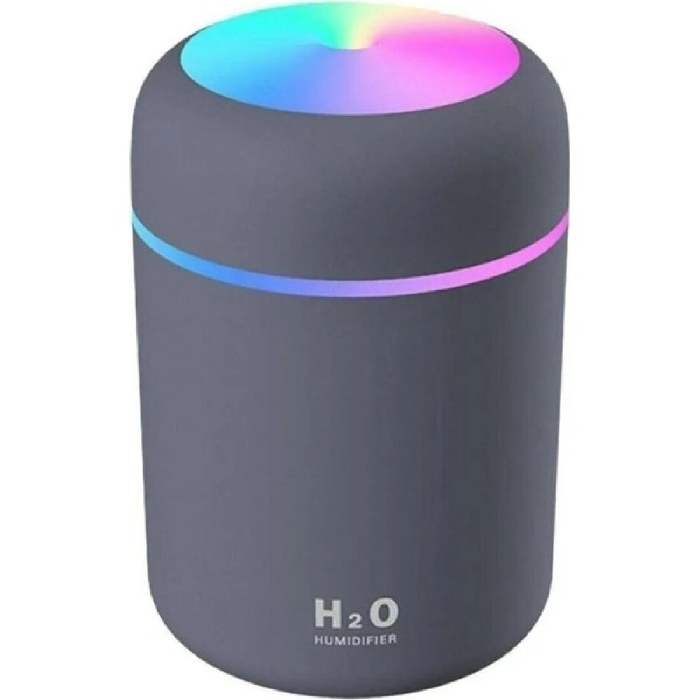 Luyao H2O Humidifier 300 ml Ulrasonik Hava Nemlendirici Buhar Makinesi ve Aroma Difüzörü H2O - Antrasit Hava Temizleme - Nemlendirme Cihazları Fiyatı