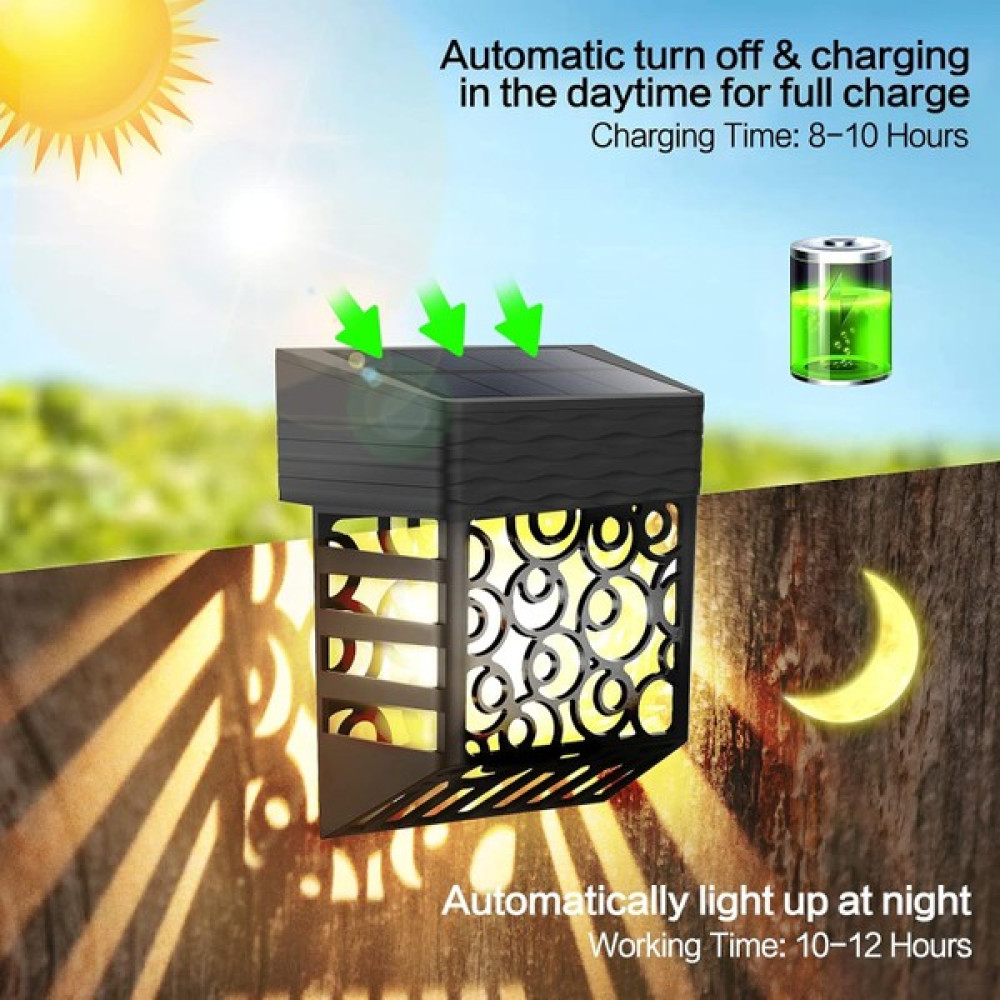 Lx-4pcs-Solar Duvar Lambası-Beyaz+Renkli (Yurt Dışından) - Beyaz - 1 - 10 W Led Aydınlatmalar Fiyatı