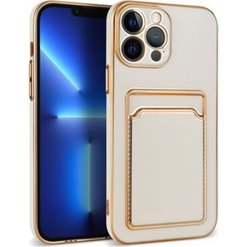 Lyche Apple Iphone 13 Pro Max Uyumlu Kılıf, Gold Detaylı + Cüzdan Kartlıklı + Premium Kalite Kılıf. Cep Telefonu Kılıfı Fiyatı