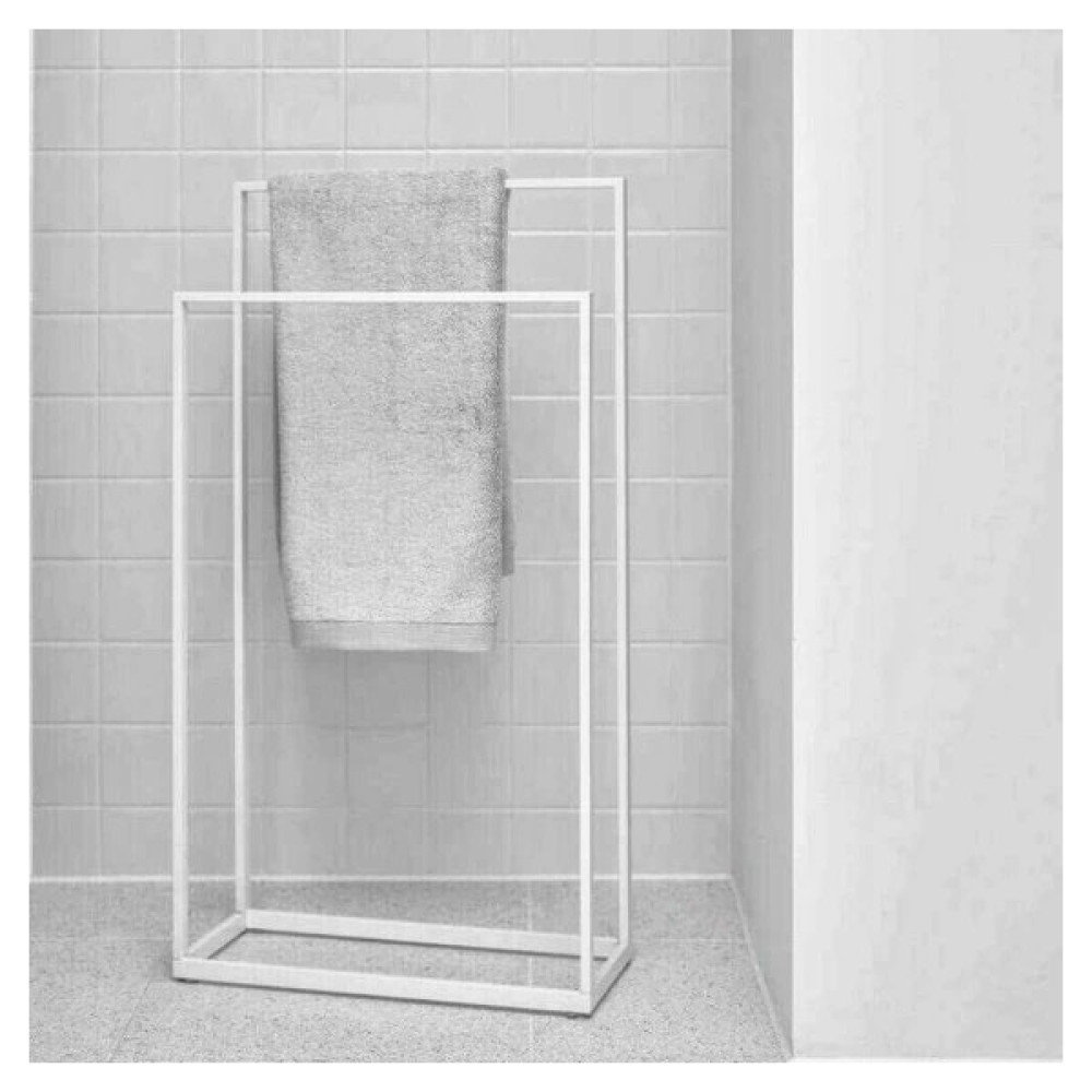 Lyla Concept Manolya Banyo Petek Altı Ikili Metal Havlu Kurutmalığı - Beyaz Banyo Askılık Fiyatı