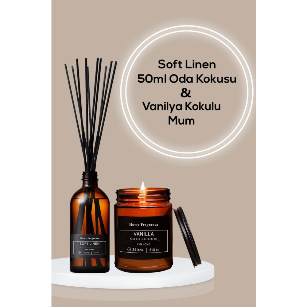 LYN HOME & DECOR 2 Li Oda Kokusu Ve Kavanoz Mum Set Oda Kokusu Fiyatı