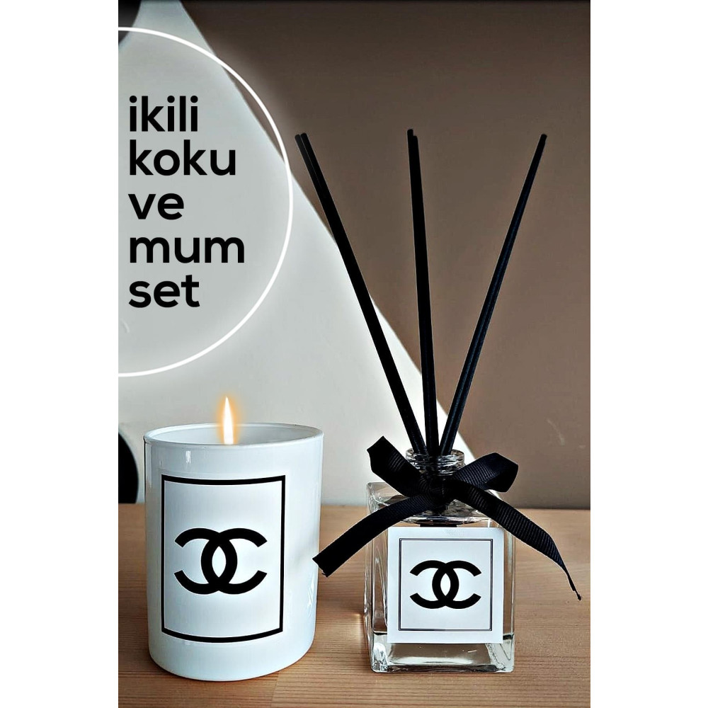 LYN HOME & DECOR Beyaz Set 100 ml Chanel Oda Kokusu Ve Mum Deterjan ve Temizlik Ürünleri Fiyatı