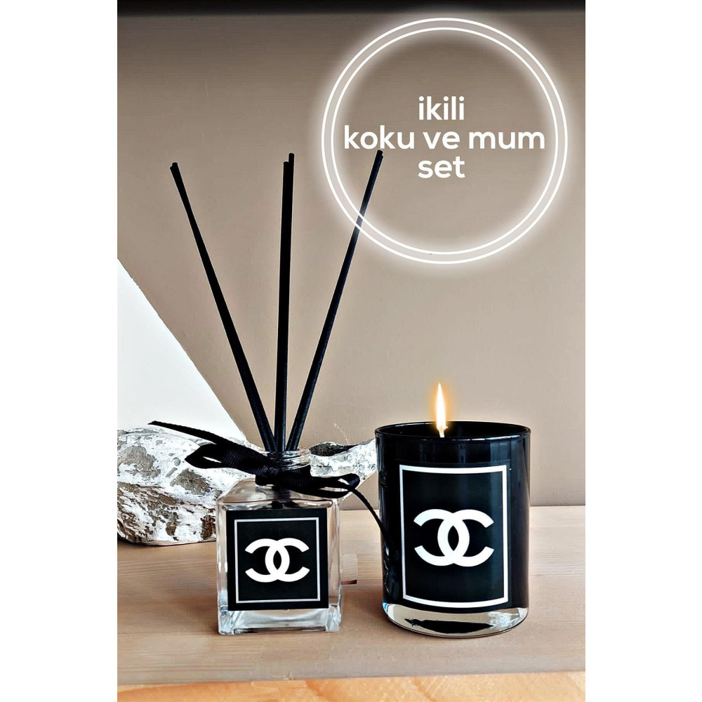 LYN HOME & DECOR Chanel Set 100 ml Oda Kokusu Ve Mum Dekoratif Mum Fiyatı